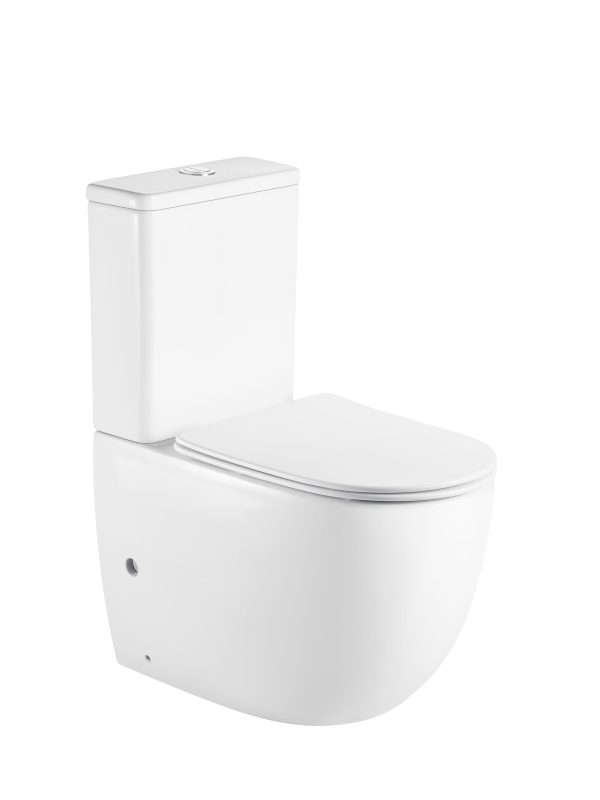 [50339] Cera Back To Wall Toilet Suite With Slim Uf Seat Cover(620*380*825) With Cistern T3