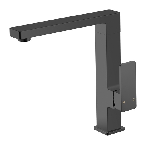 [43257] Ceram Sink Mixer(Matt Black)