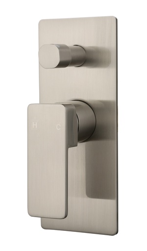 [43195] Ceram Wall Mixer with Diverter(Brushed Nickel)