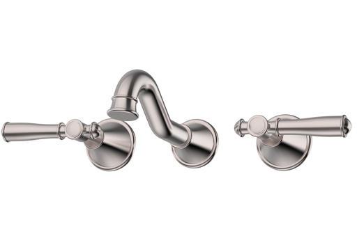 [44294] Clasico Bath Set Brushed Nickel Lead Free