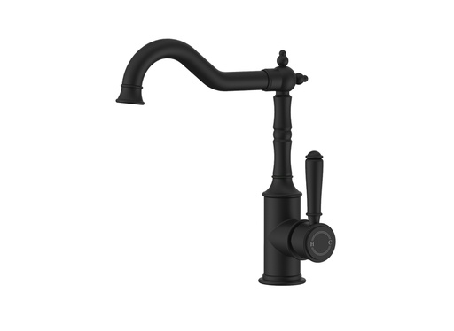 [44241] Clasico Sink Mixer in Matt Black