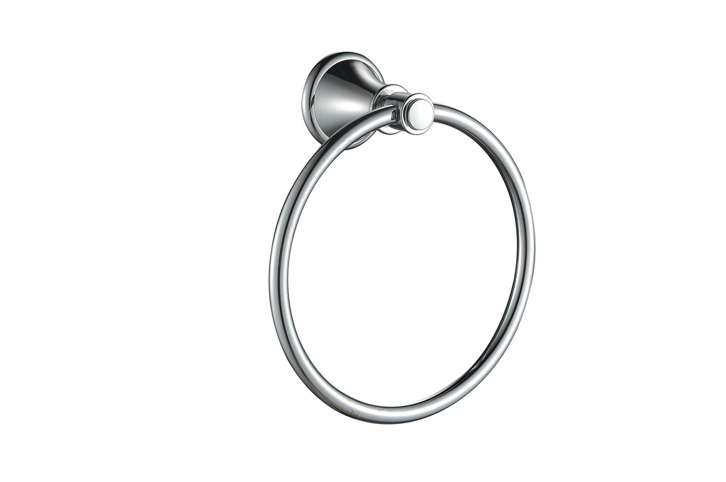 [44205] Clasico Towel Ring in Brushed Nickel