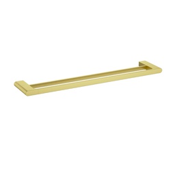 [44558] Cora  Double Towel Rail 600mm Brushed Gold