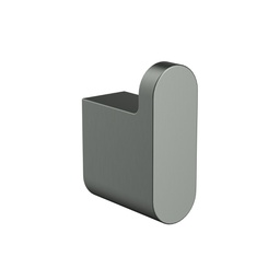 [44571] Cora Round Cornered Rectangle Robe Hook Gun Metal