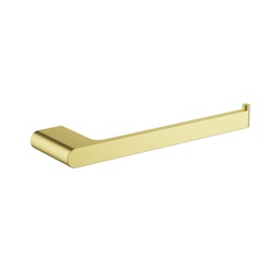 [44566] Cora Round Cornered Rectangle Towel Bar Brushed Gold