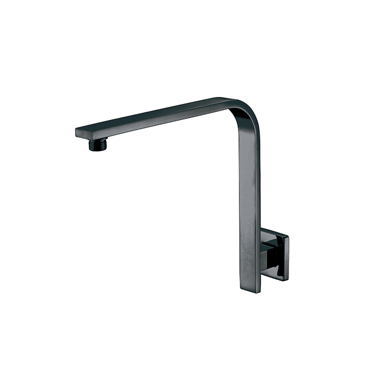 [55148] Curved Square Shower Arm Matte Black