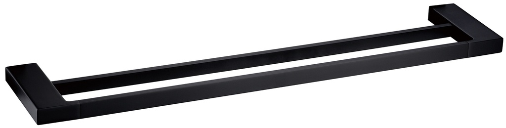 [43588] Eden Double Towel Rail 800 mm(Matt Black)