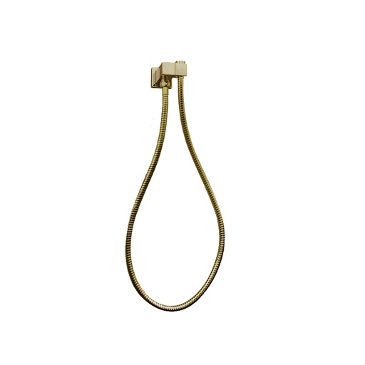 [40659] Esperia Brushed Yellow Gold Shower Holder & Connector