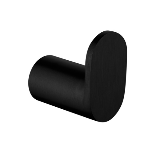 [40639] Esperia Matte Black Round Robe Hook