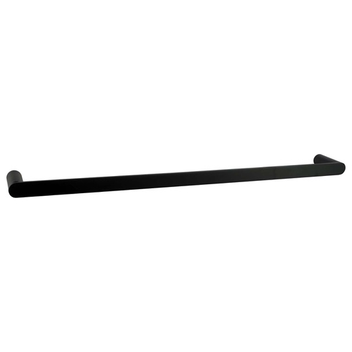 [40633] Esperia Matte Black Single Towel Rail 600mm