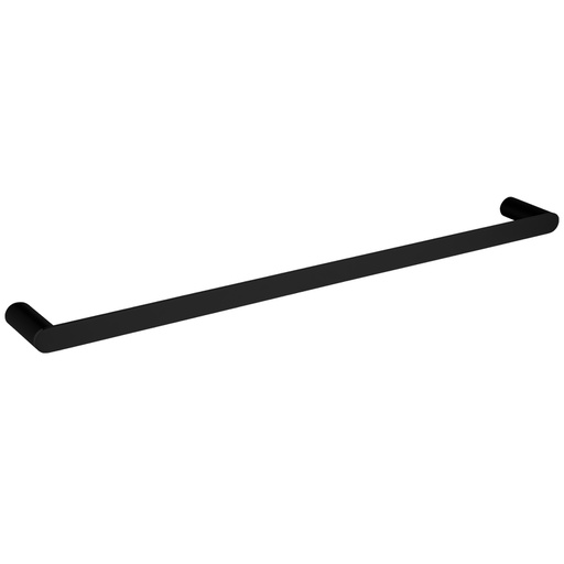 [40634] Esperia Matte Black Single Towel Rail 800mm