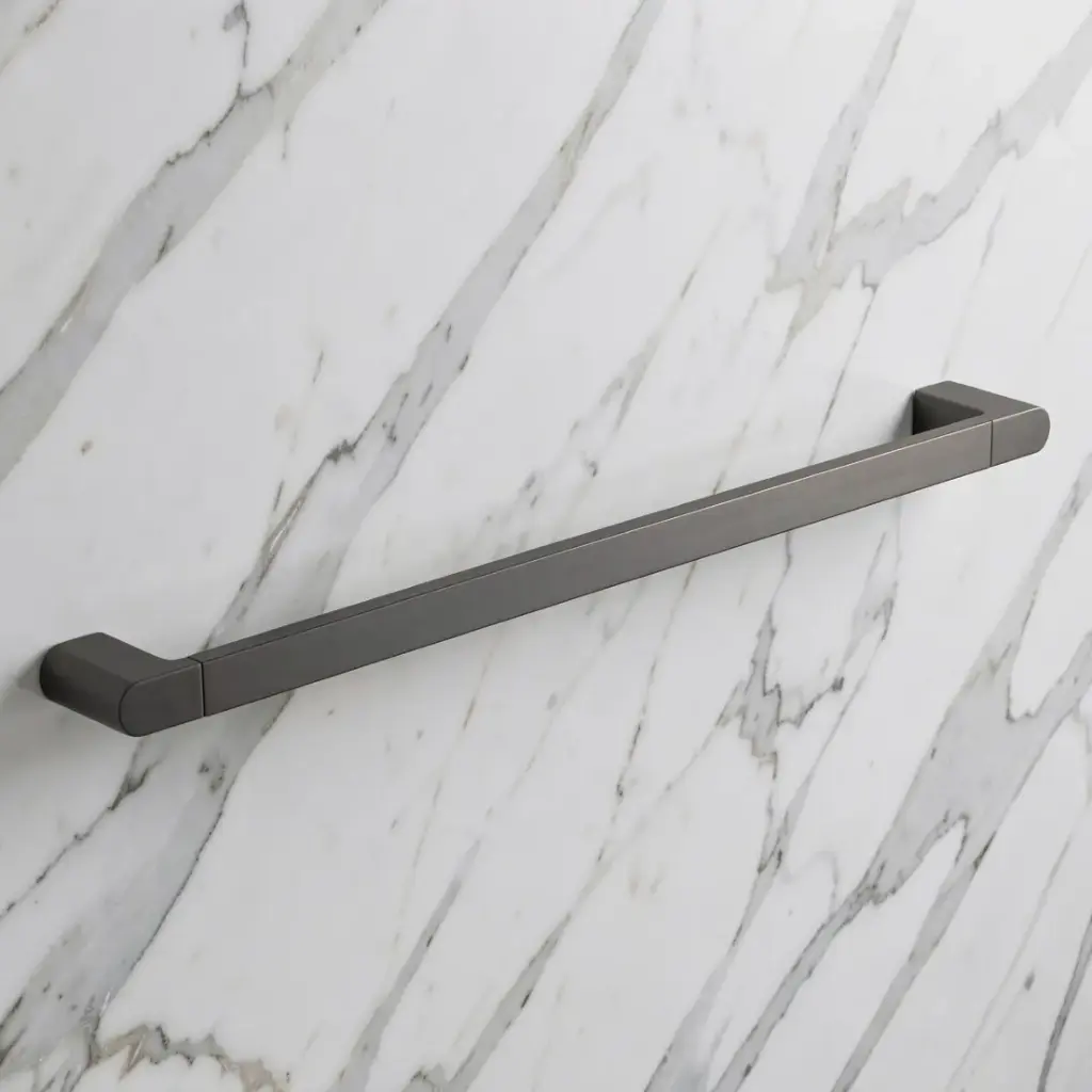 [43514] Flores Single Towel Rail 800 mm(Gunmetal)