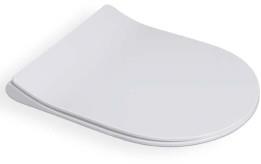 [50374] Gloss White Slim Uf Seat Compatible With Hani,Pani,Vera,Moi,Toi,Zara99,Zara66,Raul99, Raul66