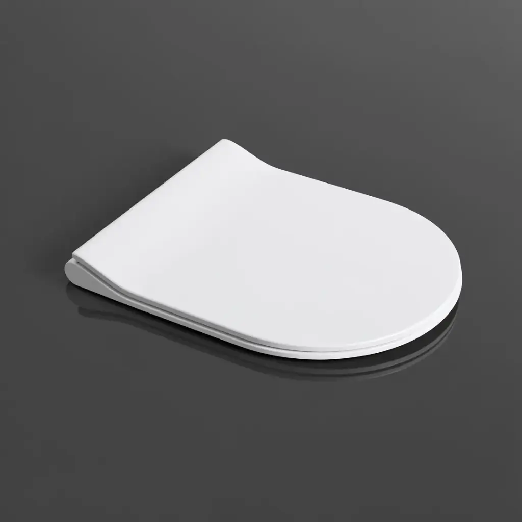 [50374] Gloss White Slim Uf Seat Compatible With Hani,Pani,Vera,Moi,Toi,Zara99,Zara66,Raul99, Raul66