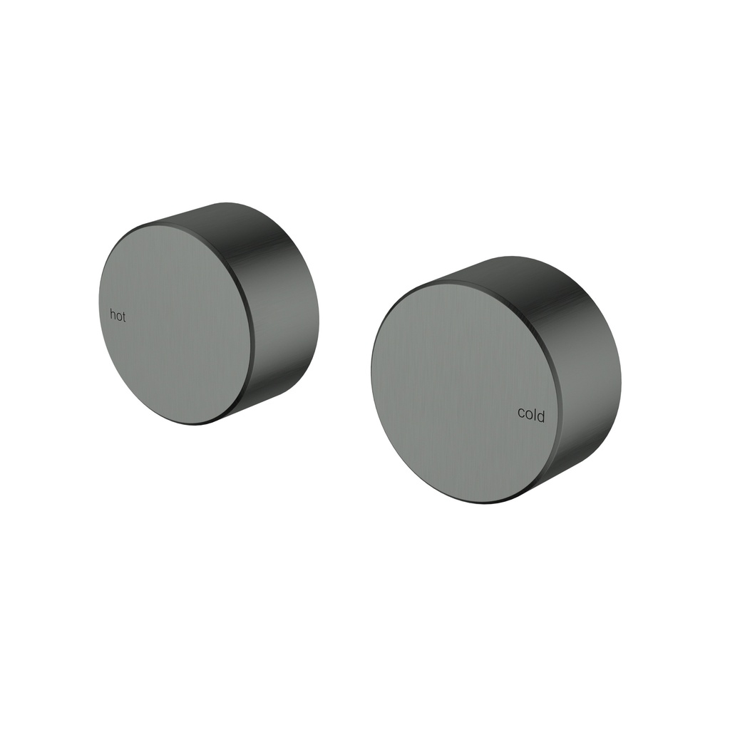 [44841] Hali 1/4 Turn C/D Wall Top Assembly Gun Metal