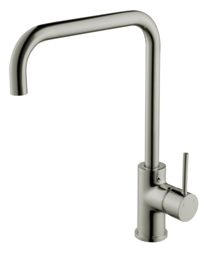 [43238] Hali Brushed Nickel Square Neck Sink Mixer Lead Free