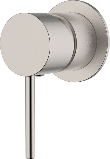 [44421] IKON-Hali Wall Mixer Brushed Nickel with 60mm Cover Plate