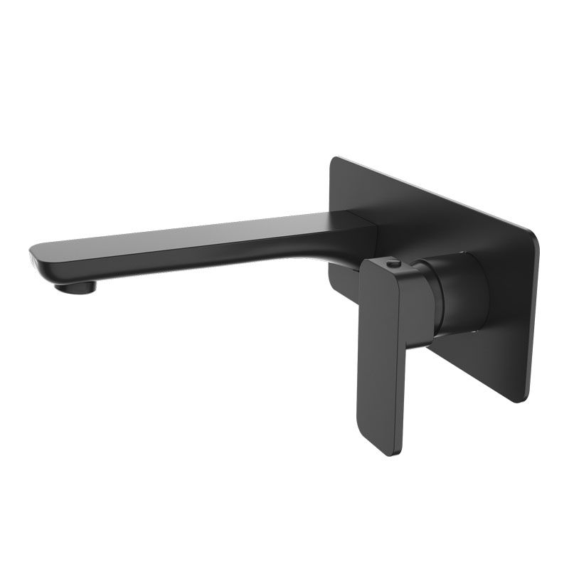 [41356] Ivano Black Bathtub/Basin Wall Mixer With Spout(Color Up)(Extension Part)
