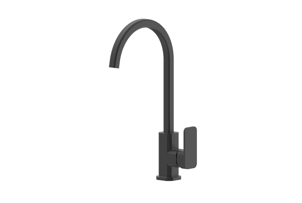 [55322] Kasten Brushed Gun Metal Sink Mixer