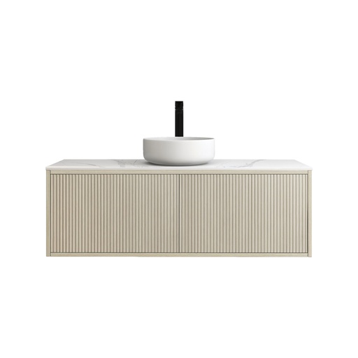 [93275/K125RW-CO] Kiama 1190Lx496Dx380Hmm Coastal Oak 1R/DW 1L/DR Wall Hung Vanity