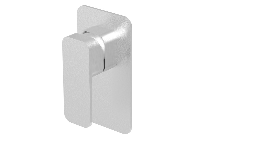 [55290] Kompakt Eckig Brushed Nickel Shower Mixer