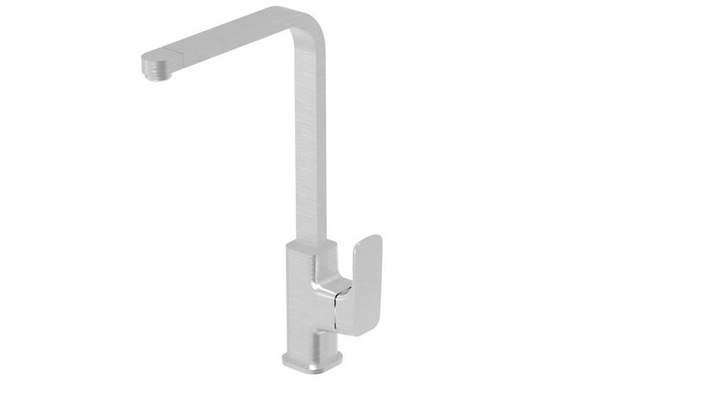 [55272] Kompakt Eckig Brushed Nickel Sink Mixer