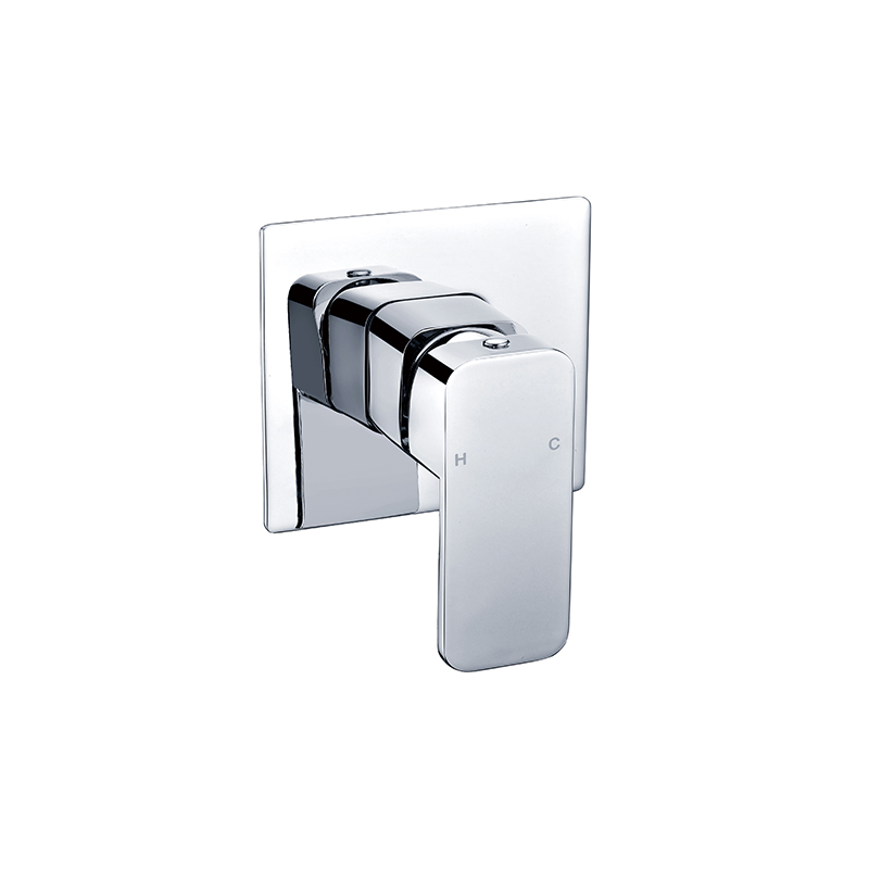 [55279] Kompakt Eckig Chrome Shower Mixer