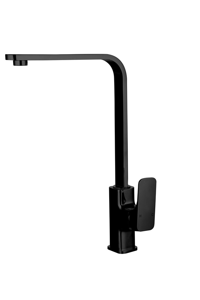 [55271] Kompakt Eckig Matte Black Sink Mixer