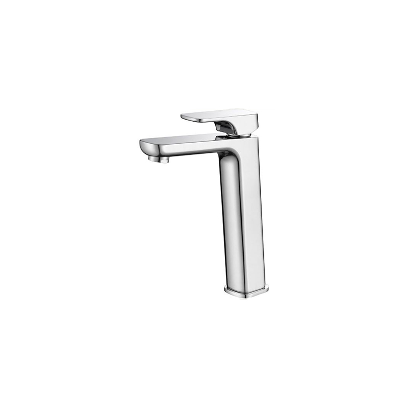 [55276] Kompakt Eckig Tower Chrome Basin Mixer