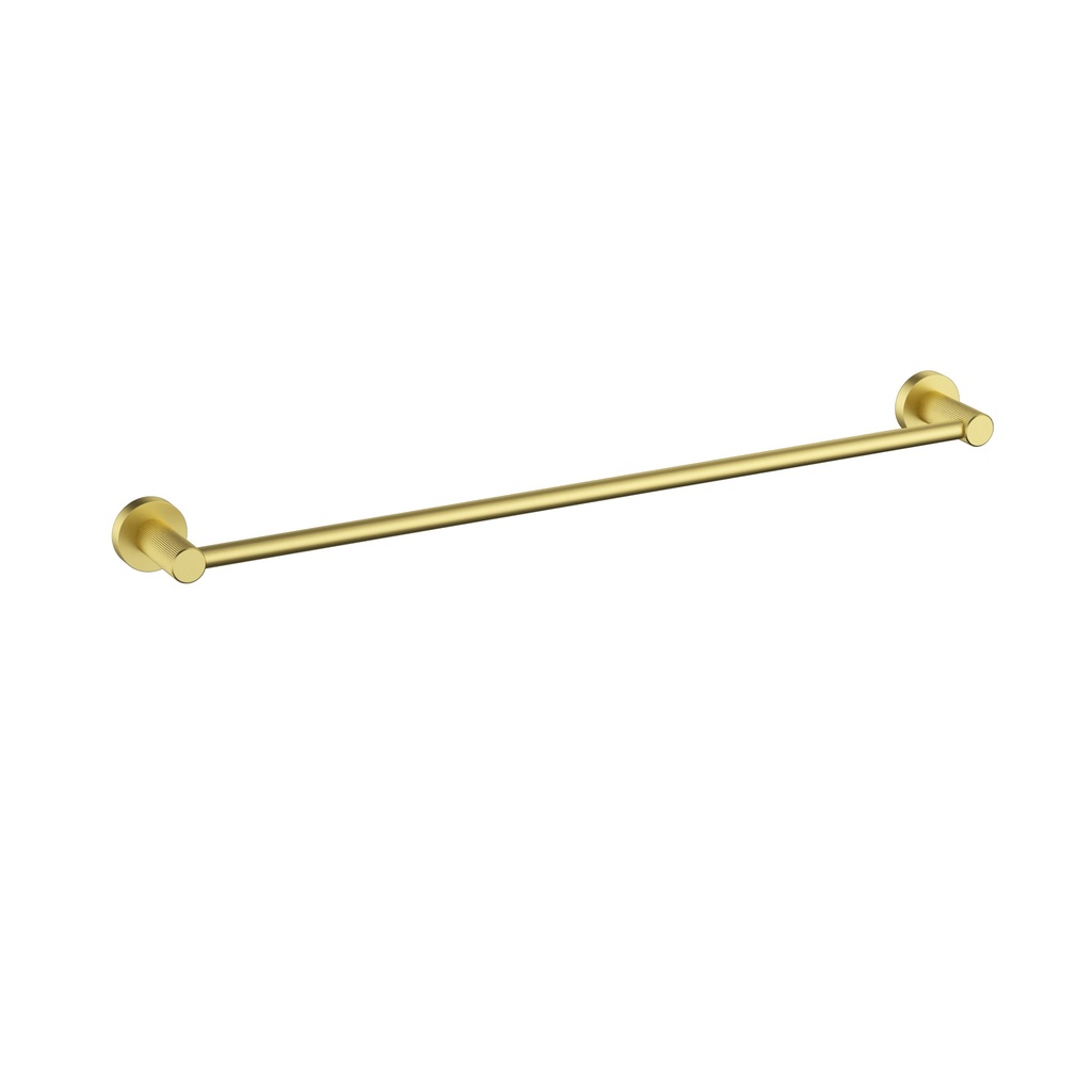 [44706] Linie Single Towel Rail 600mm Brushed Gold