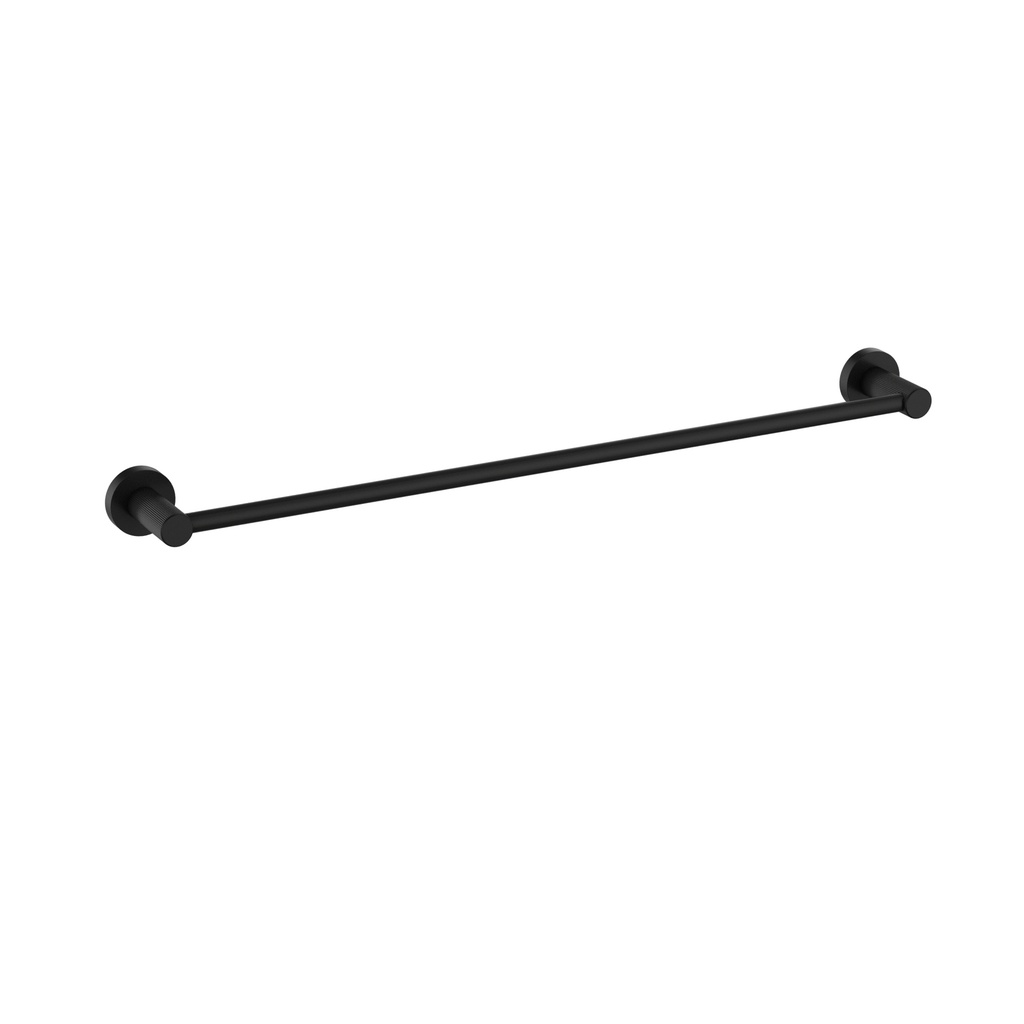 [44709] Linie Single Towel Rail 800mm Matt Black