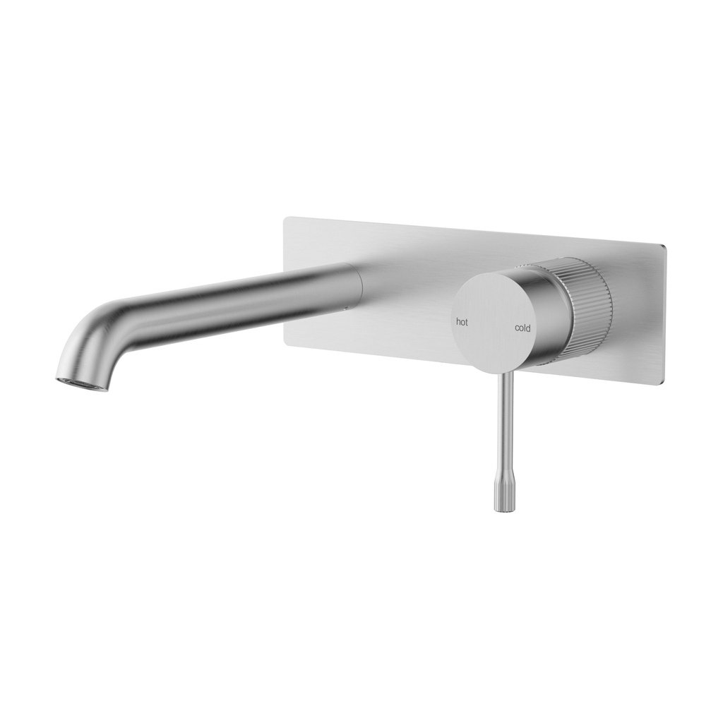 [44646] Linie Wall Basin Mixer Trim Kit Brushed Nickel