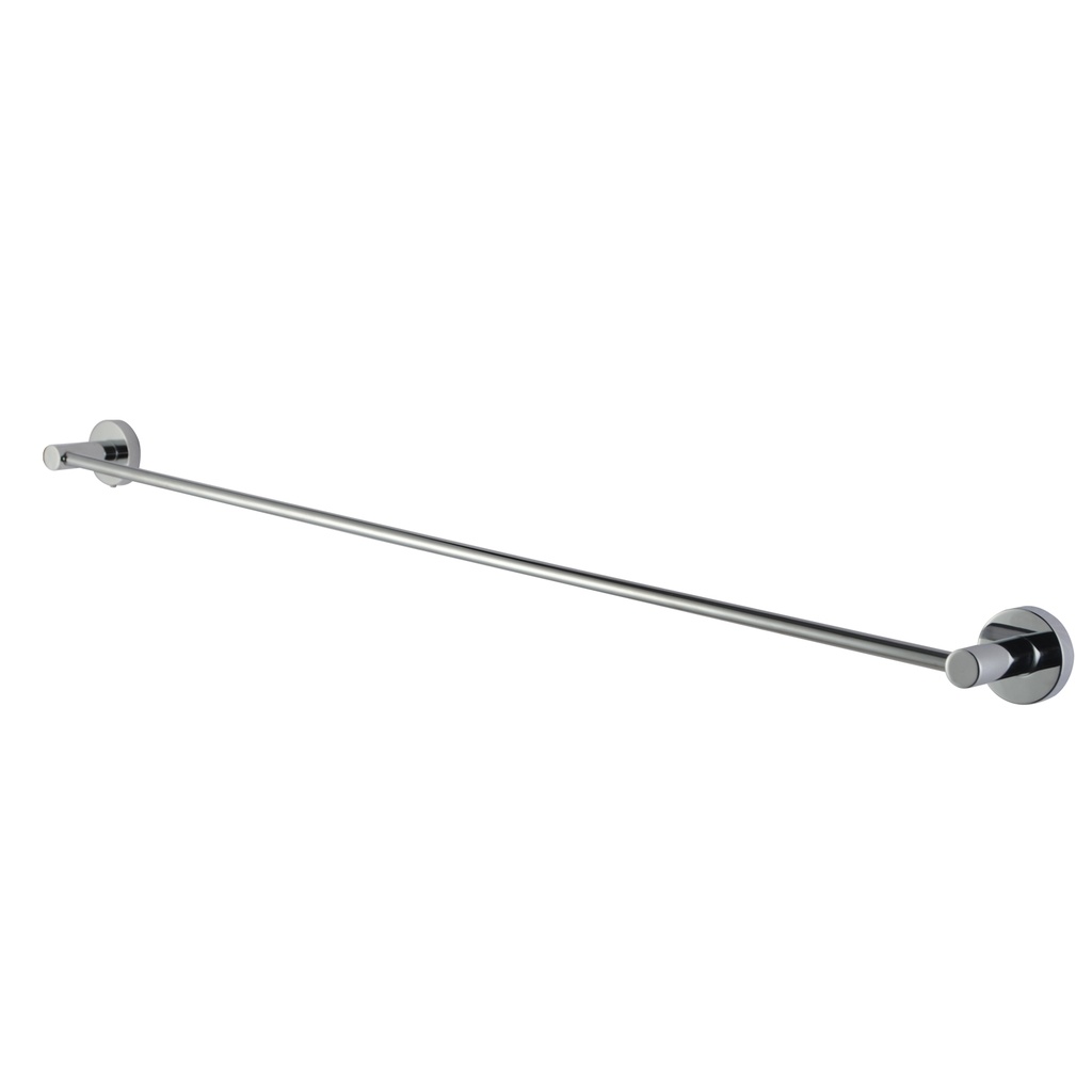 [40187] Lucid Pin Round Chrome Single Towel Rack Rail 790mm