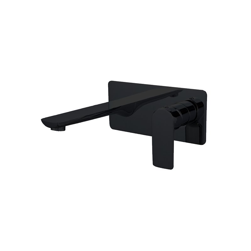 [55315] Luxus Bath/Basin Mixer With Spout Matte Black Trim Kit