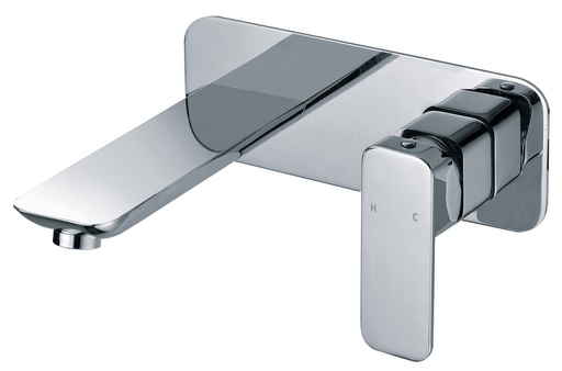 [44108] Nova Wall Basin Mixer Chrome Lead Free