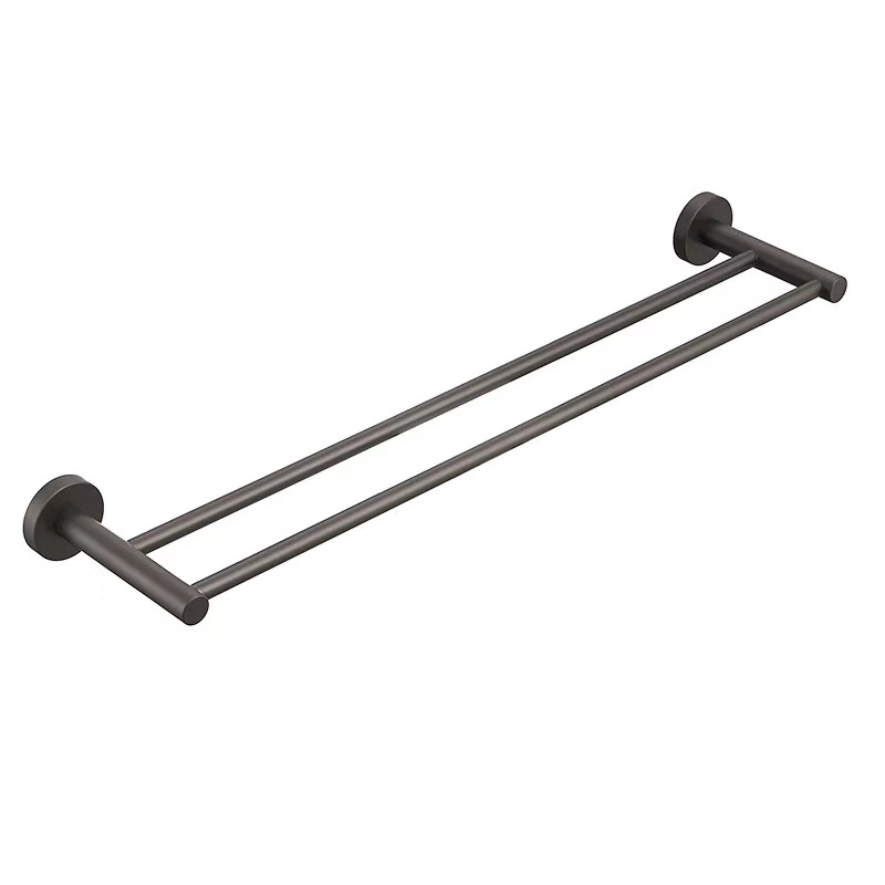 [43647] Otus Round Double Towel Rail 750mm(Gunmetal)