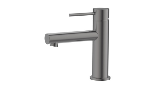 [44336] Otus Slimline SS Basin Mixer in Gun Metal