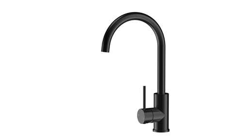 [44322] Otus Slimline SS Sink Mixer in Matt Black