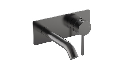 [44359] Otus Slimline SS Wall Basin Mixer Trim Kits in Gun Metal