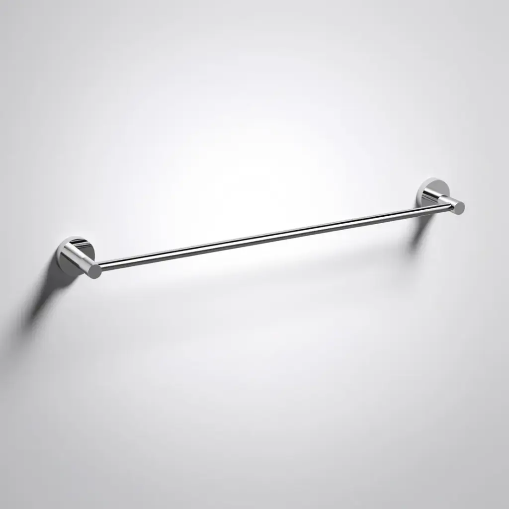 [44498] Otus Slimline Single Towel Rail 600mm Chrome