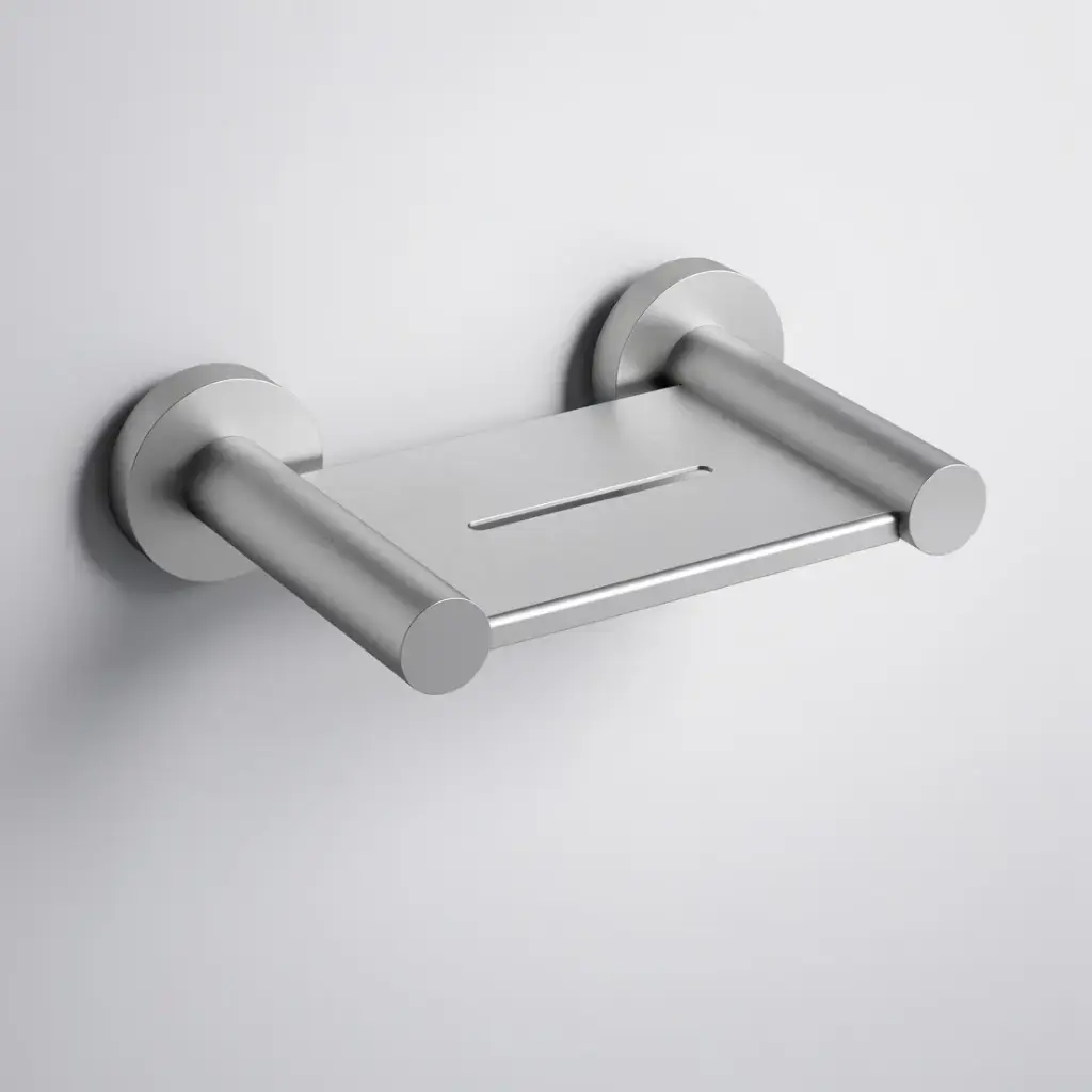 [44522] Otus Slimline Soap Holder Brushed Stainless Steel