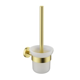 [44520] Otus Slimline Toilet Brush Holder Brushed Gold