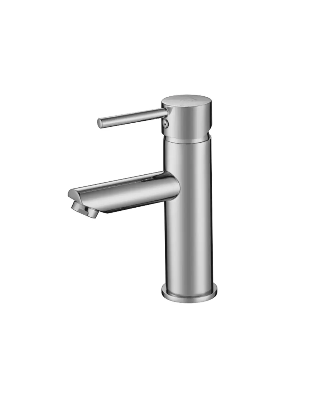 [40808] Pentro Brushed Nickel Round Basin Mixer Tap