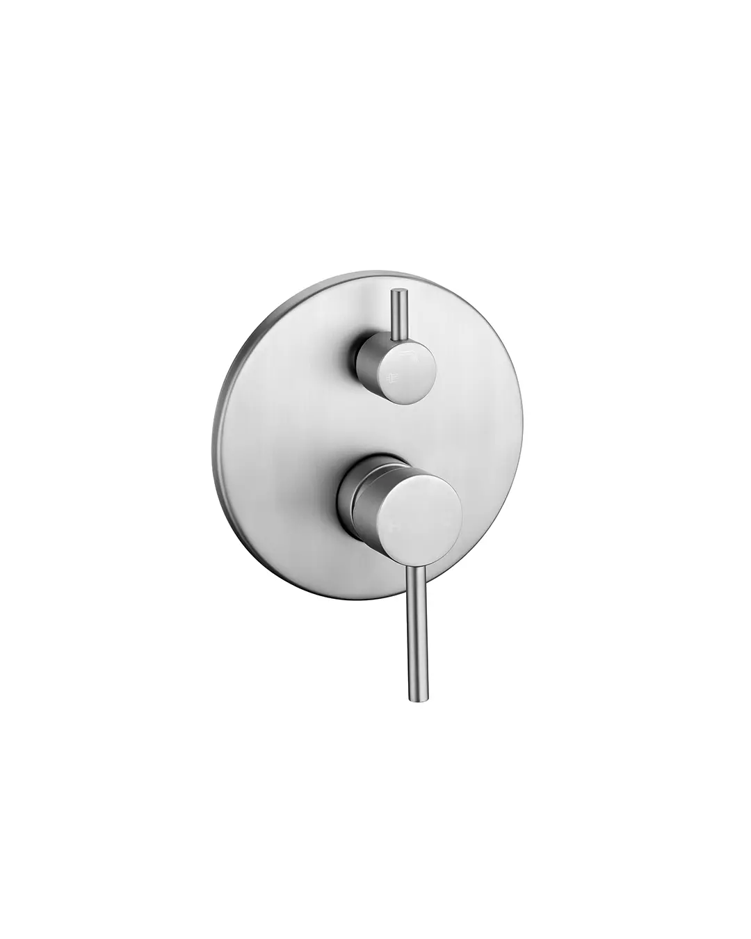 [40816] Pentro Brushed Nickel Round Shower Mixer