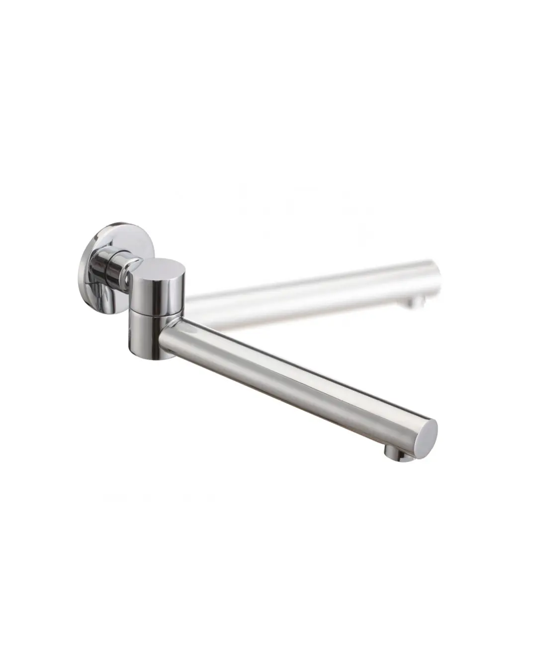 [40725] Pentro Chrome Swivel Round Bath Spout
