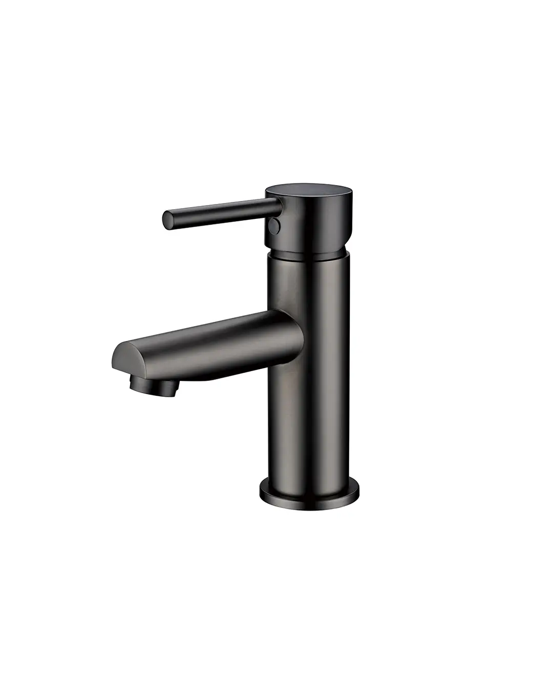 [40838] Pentro Gun Metal Grey Round Basin Mixer