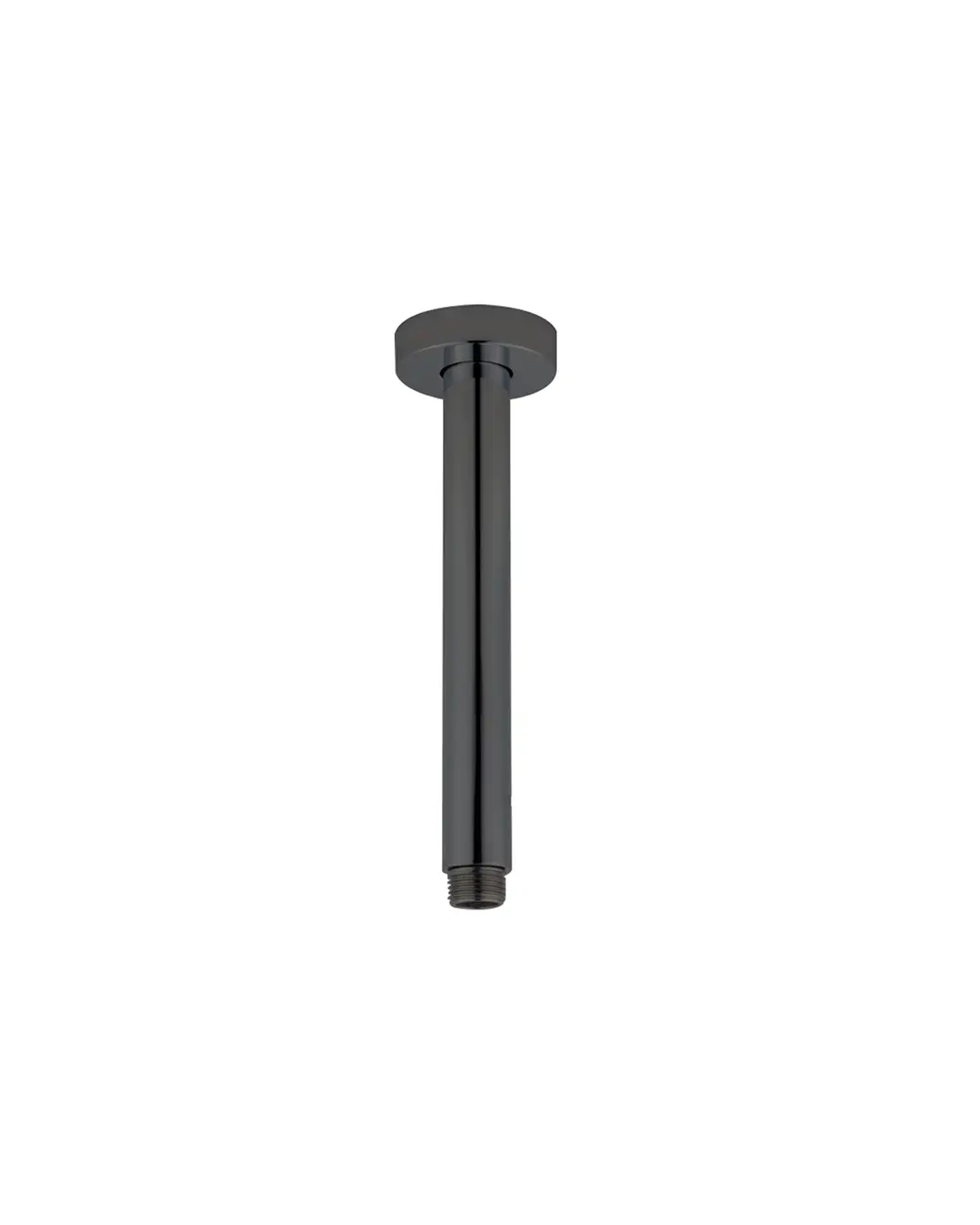 [40853] Pentro Gun Metal Grey Round Ceiling Shower Arm 200mm
