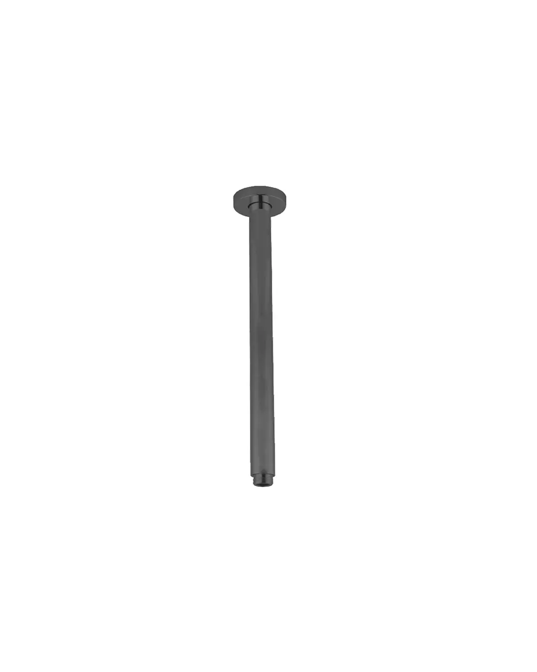 [40854] Pentro Gun Metal Grey Round Ceiling Shower Arm 400mm
