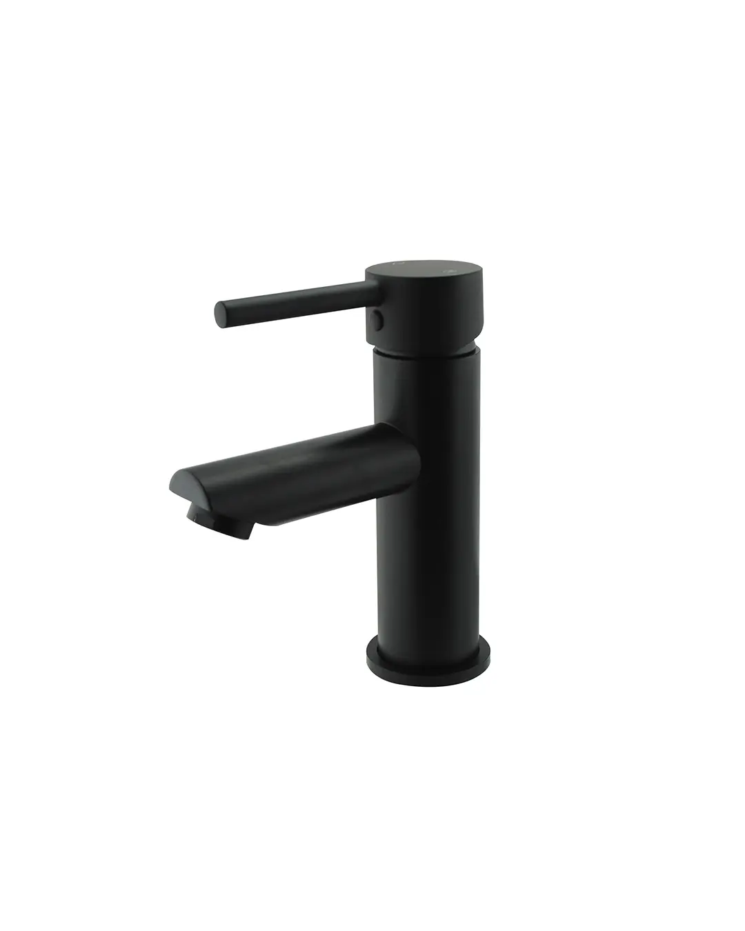 [40747] Pentro Matte Black Round Basin Mixer Tap