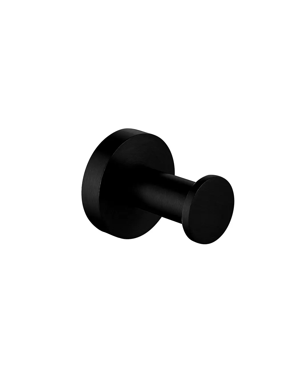 [40774] Pentro Matte Black Round Robe Hook